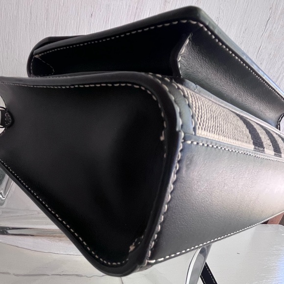 BURBERRY Check Jacquard Pocket Bag - Picture 7 of 17